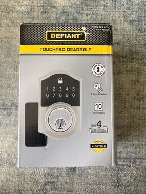 Defiant Touchpad Deadbolt - Satin Nickel